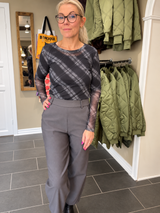 Kamma 42000 ternet meshbluse til dame