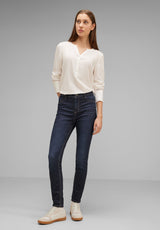 Street One BF Jeggings i mørkeblå denim – model 376796