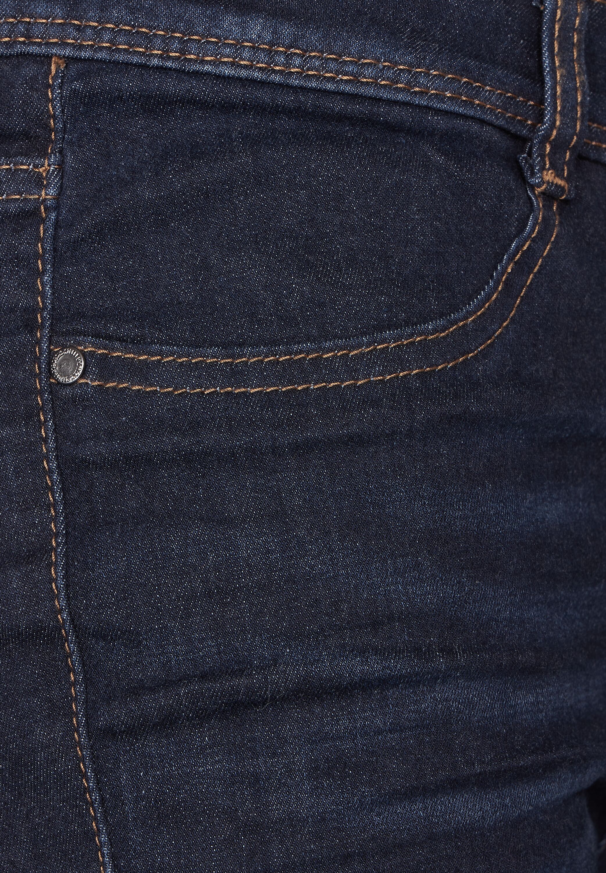 Skinny jeggings i Rinse Indigo fra Street One – høj talje og stretch