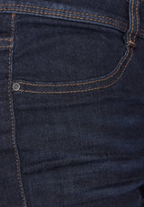 Skinny jeggings i Rinse Indigo fra Street One – høj talje og stretch