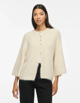 VIBOWS 3/4 Knit Cardigan Birch fra VILA