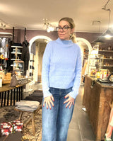 Street One – Wide Leg HW Mid Blue 379778 (Medium Blue)