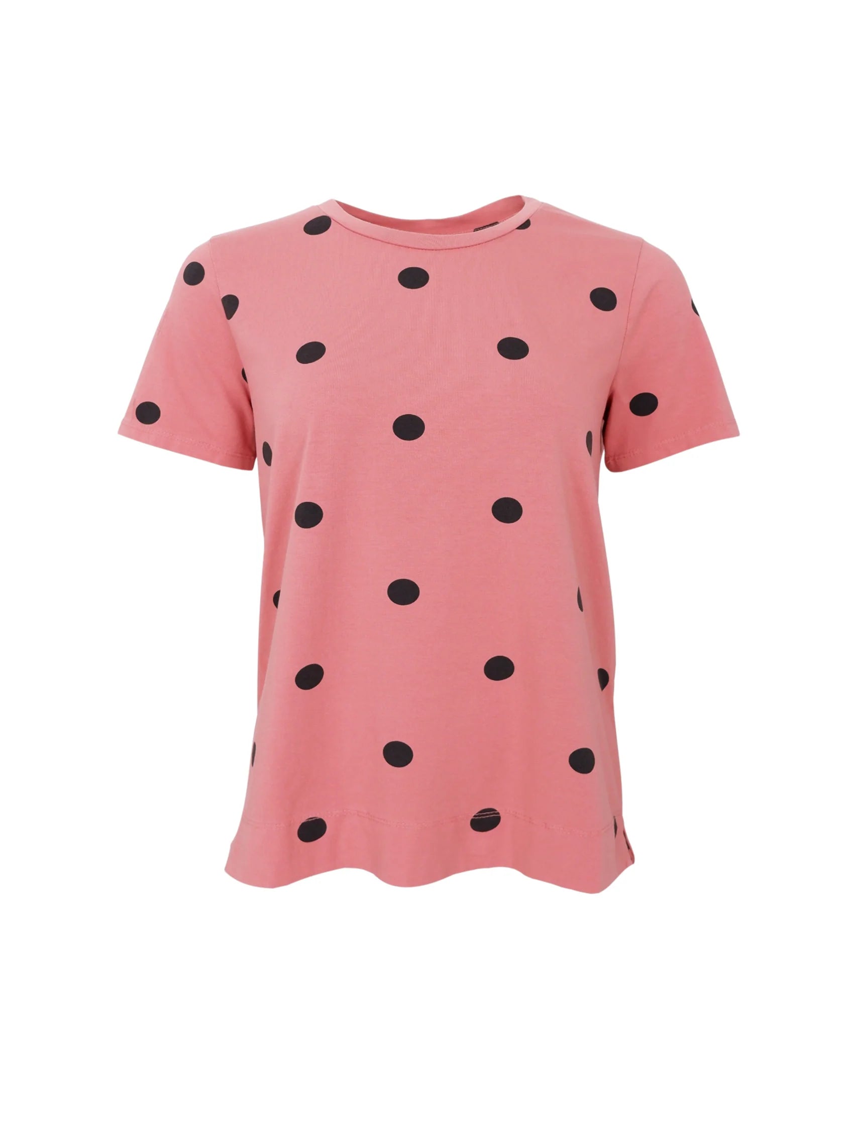 Black Colour Zelda t-shirt rose dot lyserød t-shirt med sorte prikker