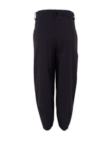 Beate Barrel Pant Black med løs pasform