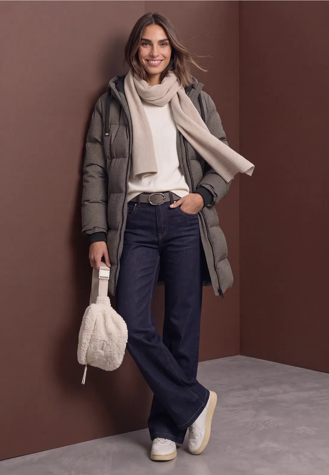 Long Padded JKT 202279 vandafvisende jakke fra Street One