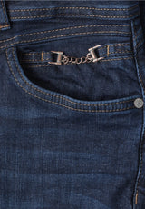 Street One Dark Blue damejeans med turn-up detaljer