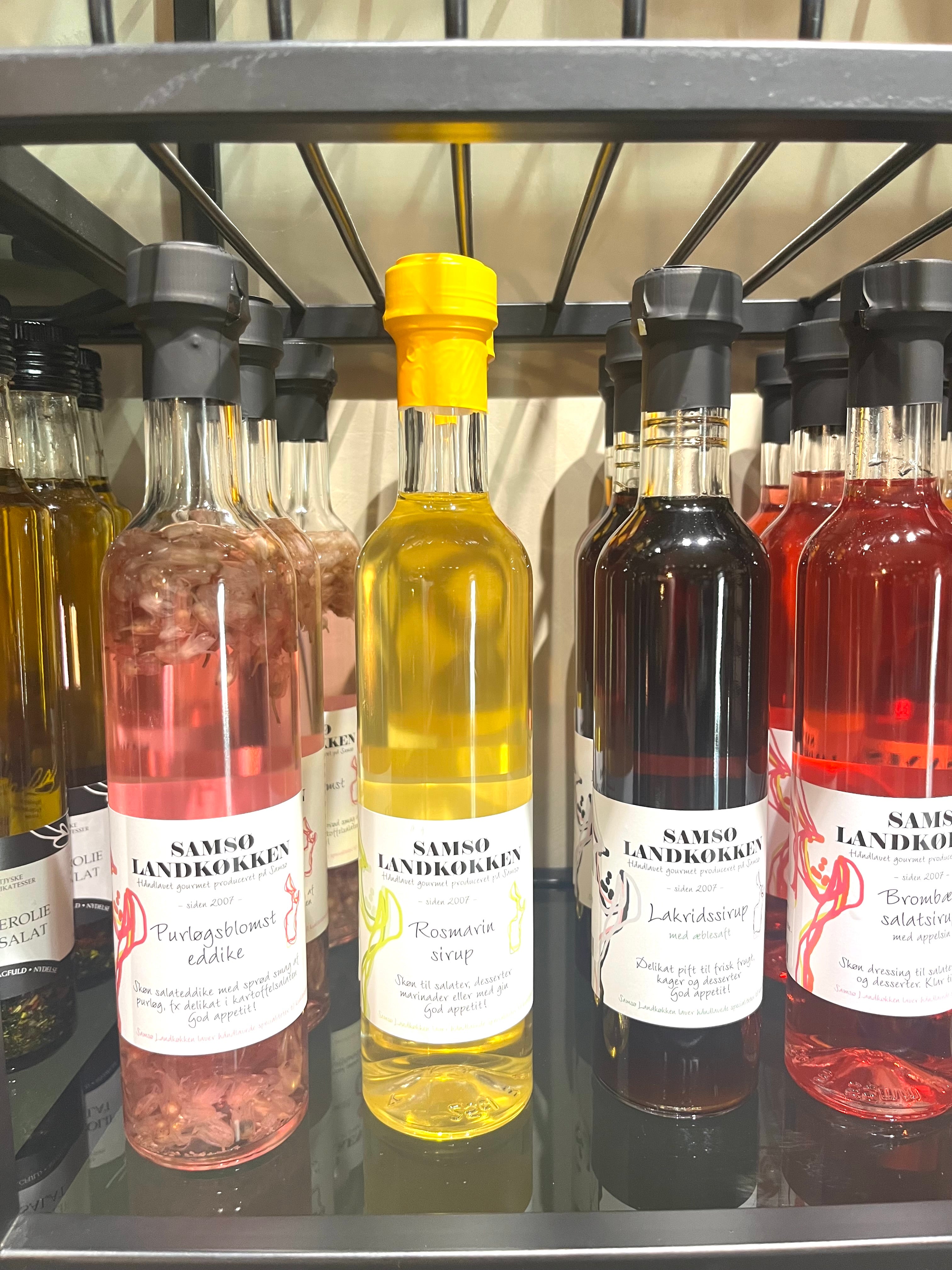 Brombær Salat Sirup med Appelsin 250 ml – Samsø Landkøkken – Gourmet Sirup til Salater, Dressinger & Desserter
