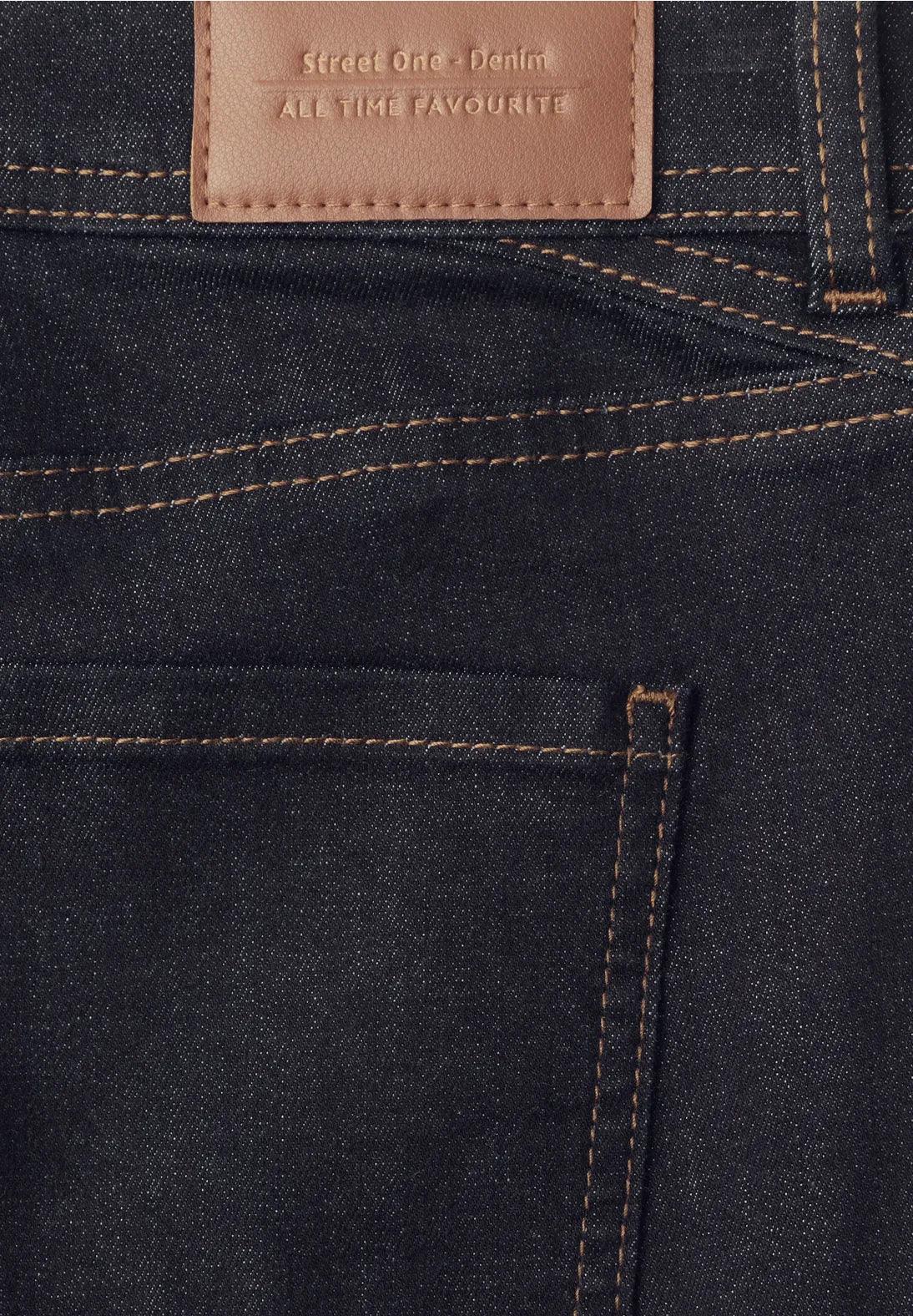 Street One Style Jane mørk denim jeans med stretch