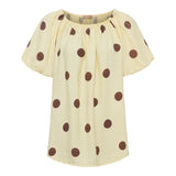 Off shoulder top i 100% viskose