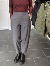 Black Colour Beverly Barrel Pant 41010 – Steel Grey