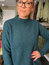 Mansted strik - Zoelle Yak Pullover – Emerald