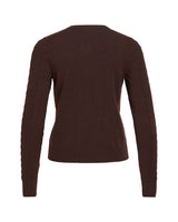 VILA VIKERRY 14115309 Coffee Bean cardigan til dame