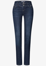 Street One Jane Casual Fit jeans i mørkeblå denim