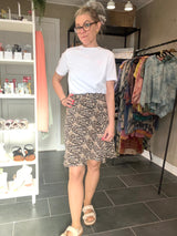 Unik Wrap Skirt Short fra Cofur Denmark i genanvendt sari-silke