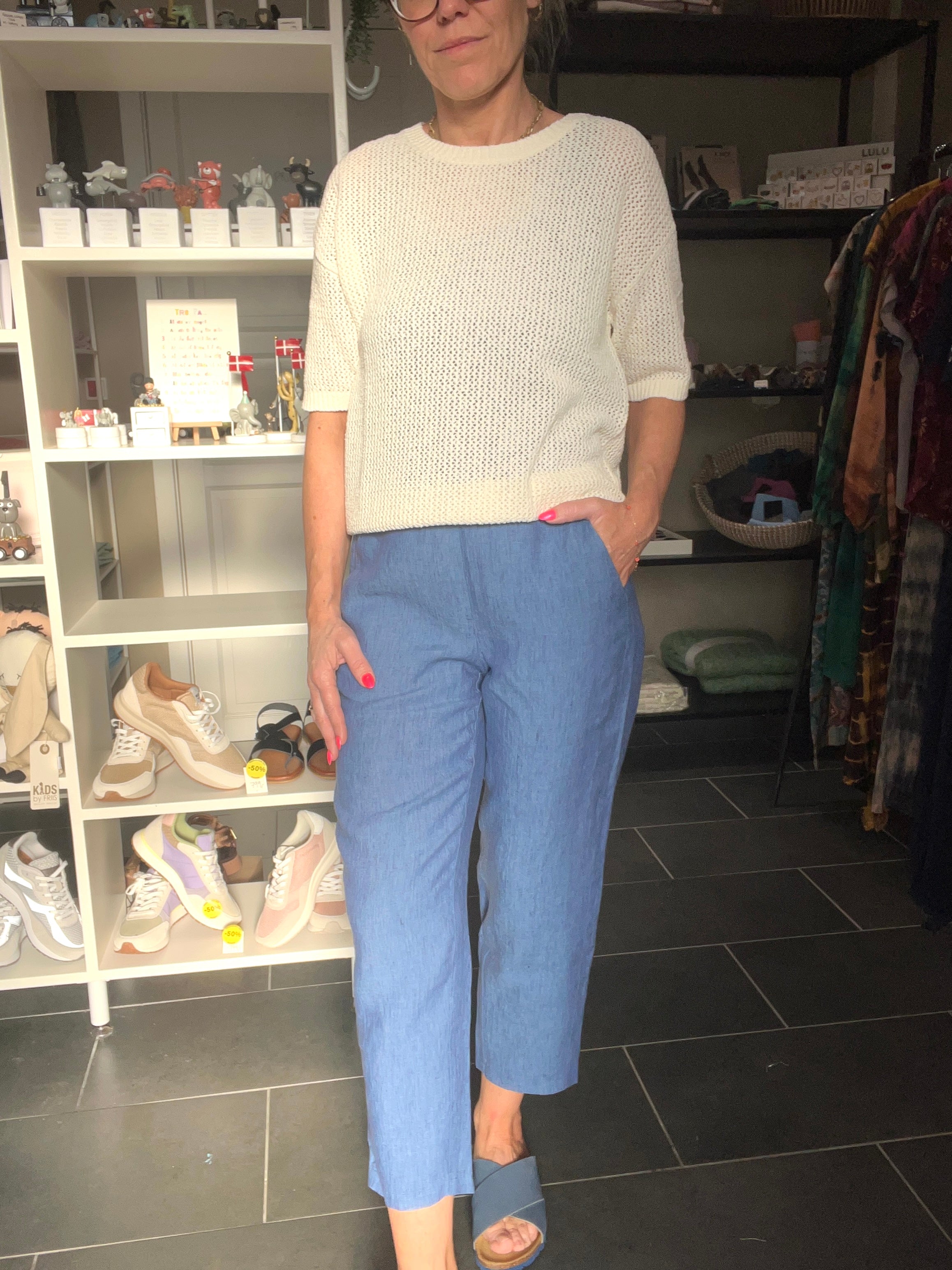 GR Nature Nila hørbukser i denim blue