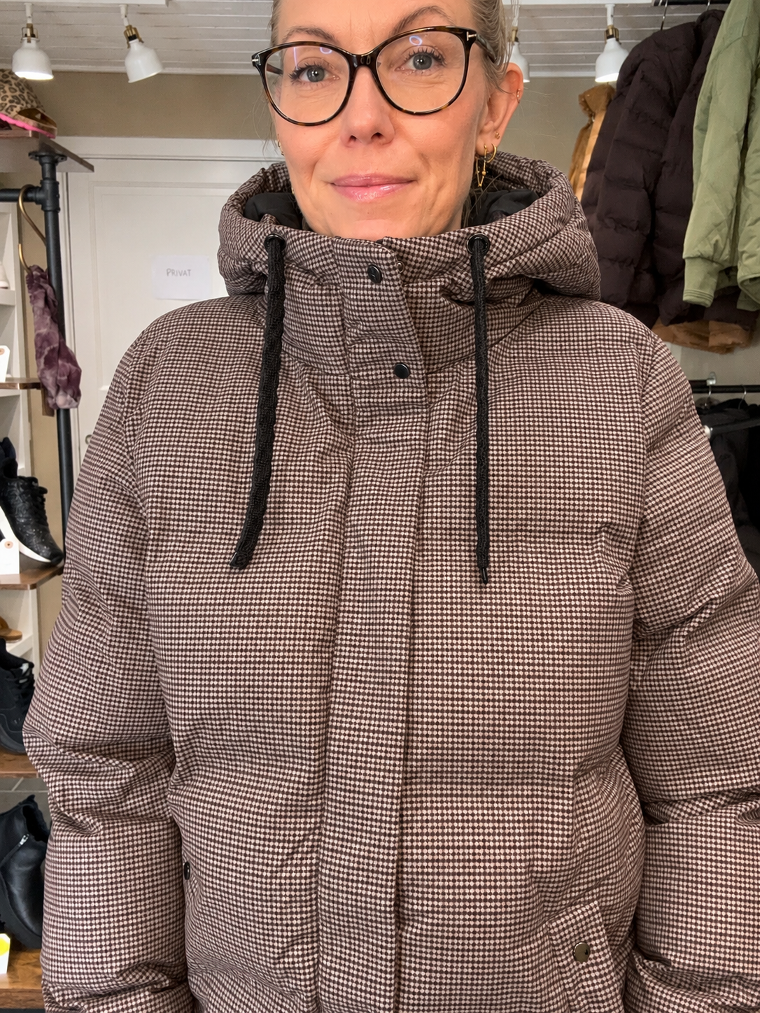 Street One Long Padded JKT 202279 – Auburn Brown