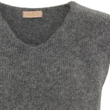 MdcMarlene strikvest – mohair mix, detalje