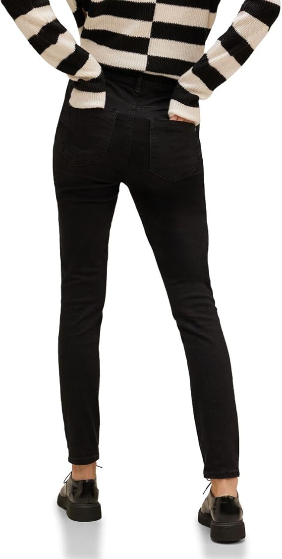 Street One BF Denim Jeggings 376799 i sort – high waist og skinny stretch