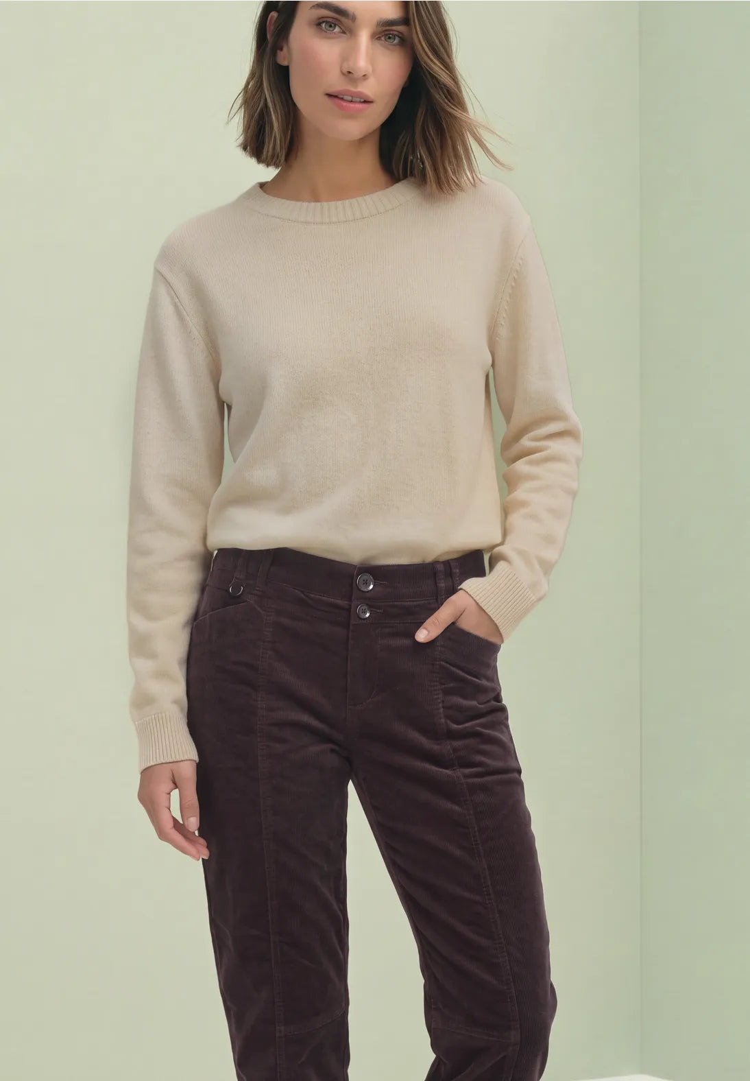 Karlie Barrel 380887 fløjlsbukser fra Street One