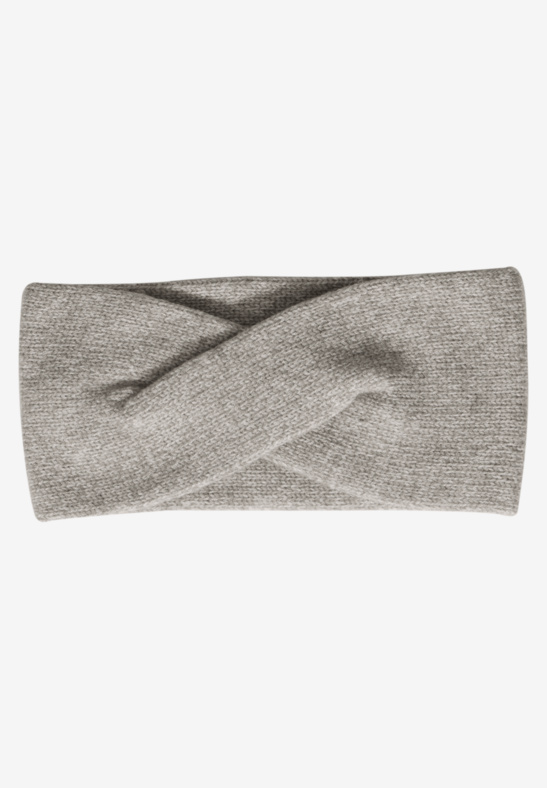 Street One Twisted Headband 572604 – strikket pandebånd i Light Mocha med twist foran