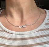 Mom Necklace – Sølvbelagt Halskæde – Silver – Tim & Simonsen