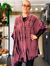 Cofur Diva Tunika rosa bordeaux onesize til dame