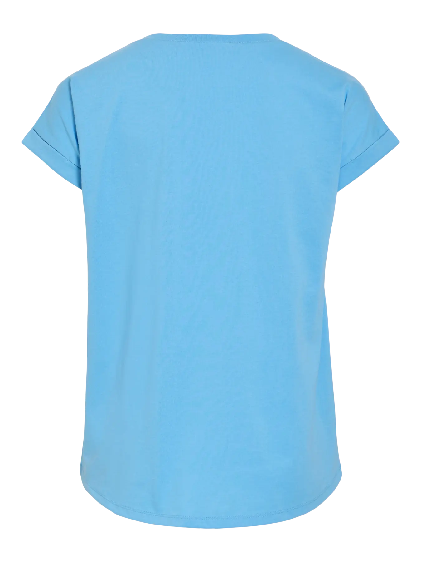 VILA VIDREAMERS T-shirt i lys blå All Aboard