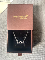Mom Necklace – Sølvbelagt Halskæde – Silver – Tim & Simonsen
