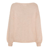 Hjertemønster og rund hals – Amarante Knit Old Rose