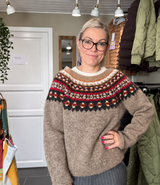 Balustrik Indianerbluse Onesize i norsk uld