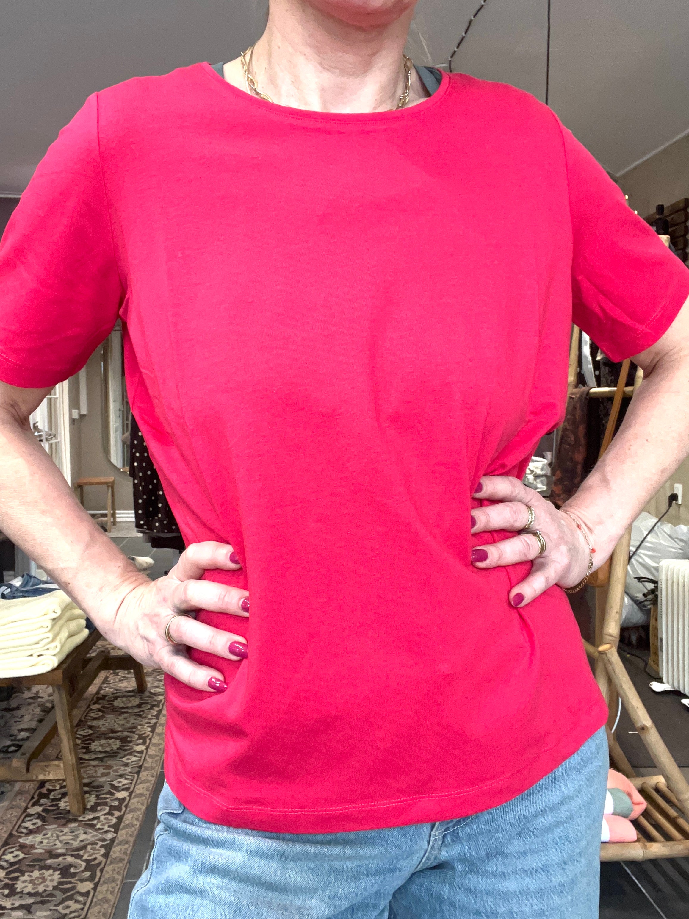 Mansted bomuld modal T-shirt