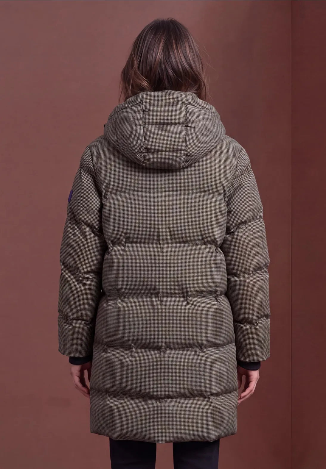 Street One lang foret jakke i Auburn Brown