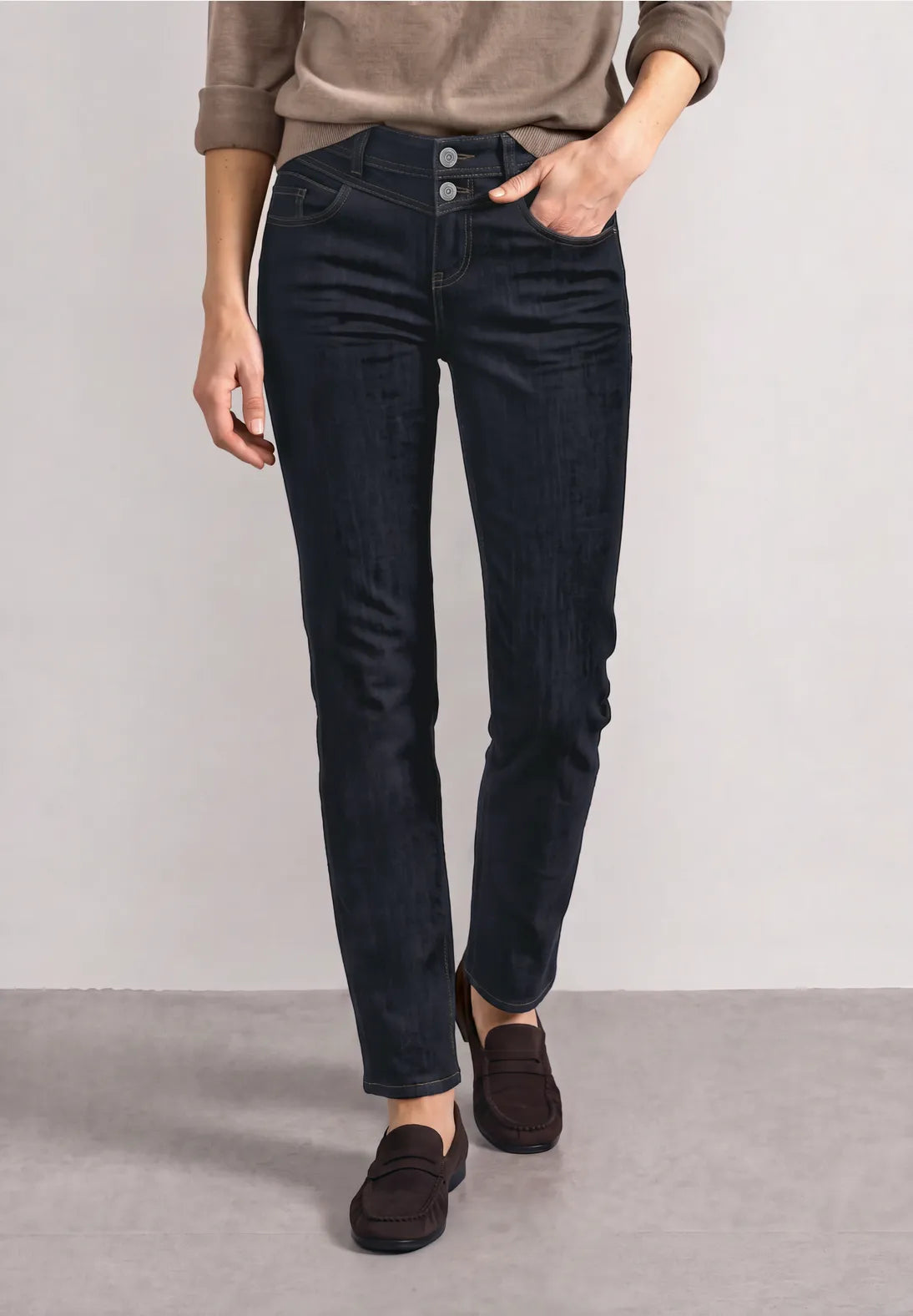 Street One Jane Jeans 380895 Deep Rinse Washed L30