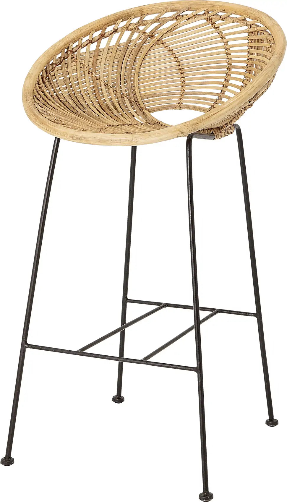 Yonne Barstol i naturfarvet rattan fra Bloomingville
