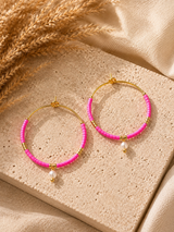 pink hoops fra Tim & Simonsen