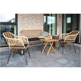 Trieste stol natur i polyrattan fra House Nordic
