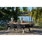 Rattan stol sort elegant og komfortabel