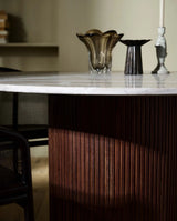 Nordal ERIE spisebord marmor med træ stel eksklusivt design