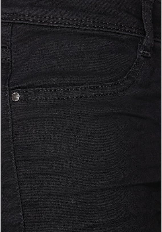 Detalje af sort stretchdenim – BF Denim Jeggings high waist