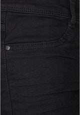 Detalje af sort stretchdenim – BF Denim Jeggings high waist