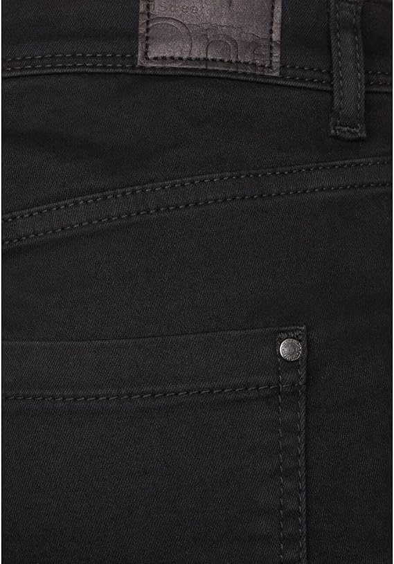 Detalje af sort stretchdenim – BF Denim Jeggings high waist