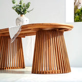 Massivt teak spisebord 90x200 nordisk design