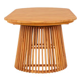 Robust spisebord i teak 90x200 cm til 6-8 personer