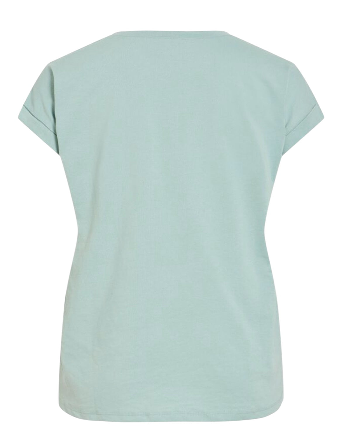 VILA VIDREAMERS T-shirt i lys grøn Blue Surf