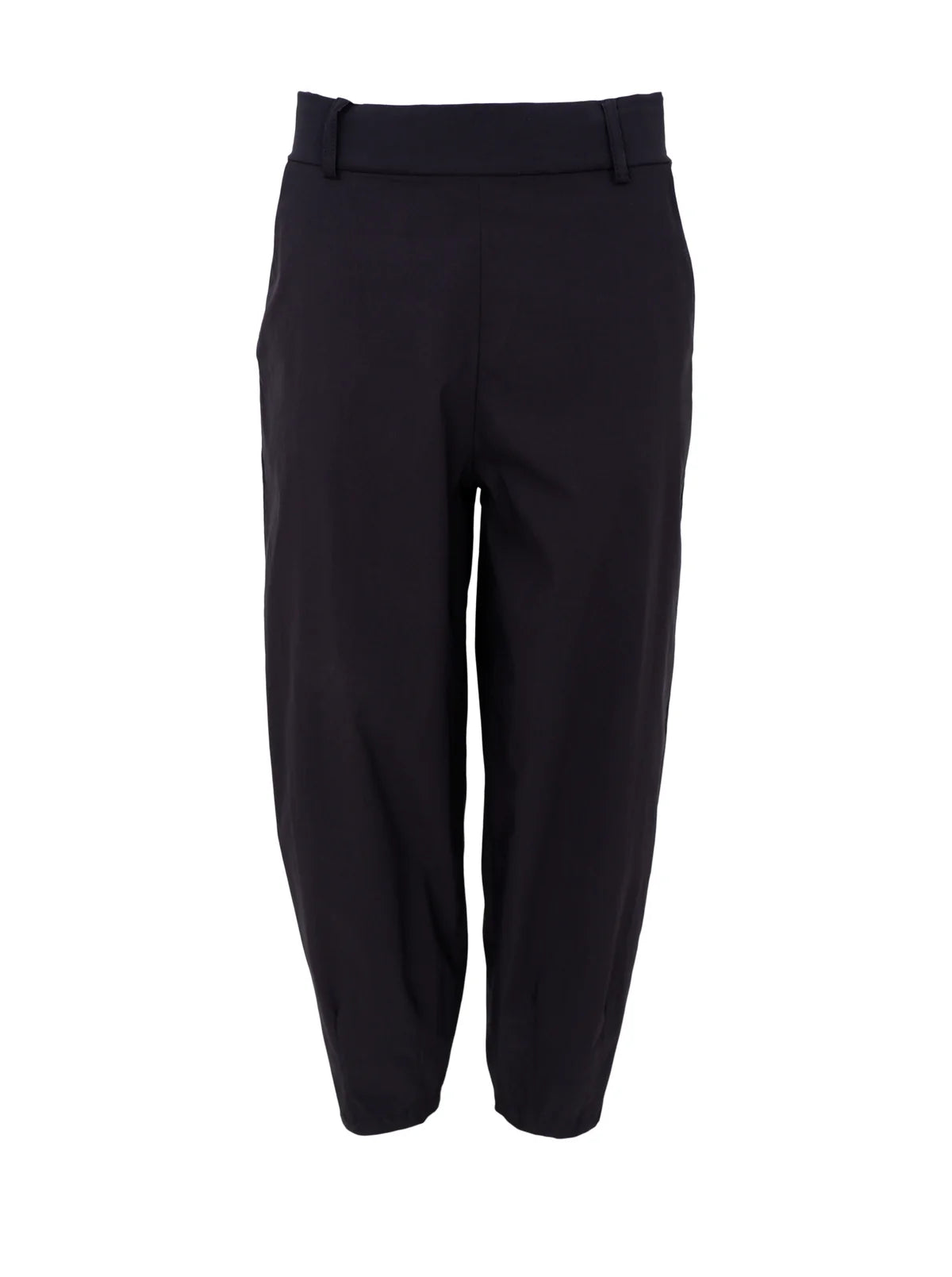 Komfortable sorte barrel bukser fra Black Colour