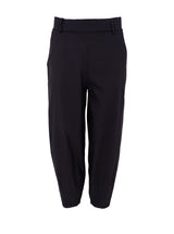 Komfortable sorte barrel bukser fra Black Colour