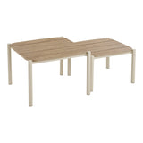 Udendørs loungesæt sand natur moderne nordisk design
