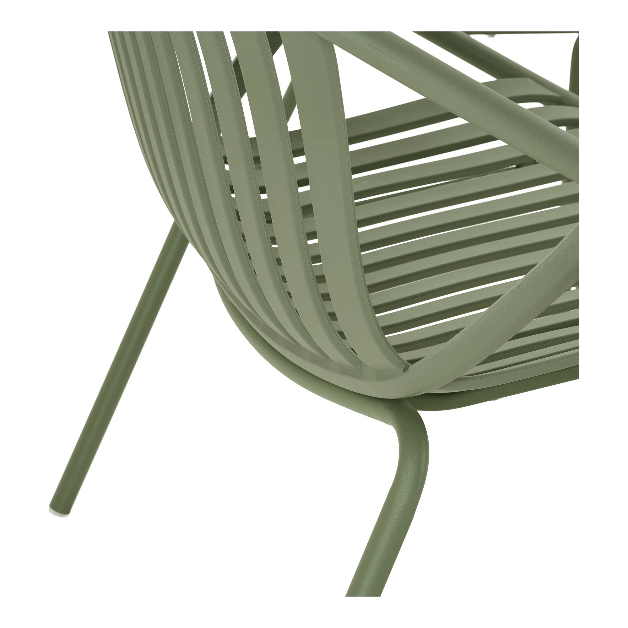 Loungesæt grøn til altan og have stilrent design