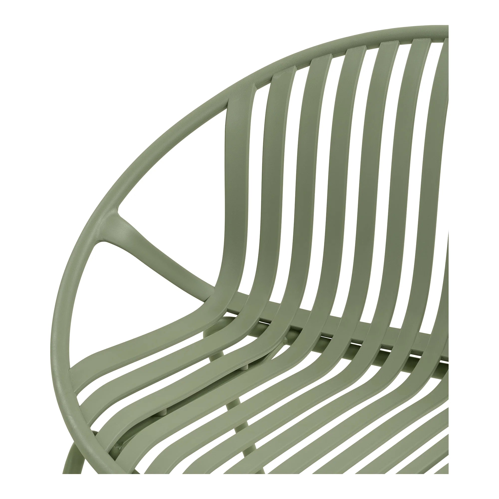 Komplet loungesæt grøn 4 dele moderne look