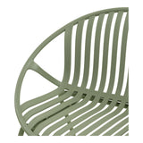 Komplet loungesæt grøn 4 dele moderne look